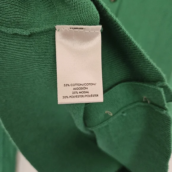 Button-Up Cardigan Green sweater Lightweight - Picture 4 of 6
